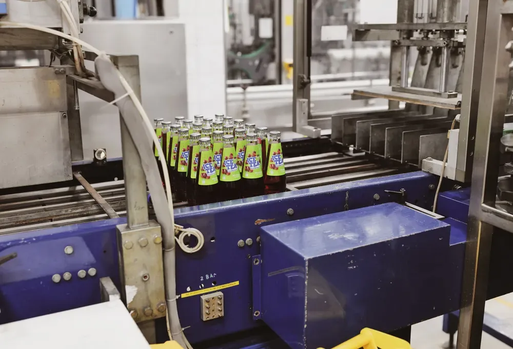 Production-line scene for coding & traceability